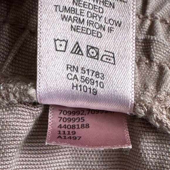 Maurices Womens Dusty Mauve Jogger Pants Cotton Drawstring Elastic Waist Sz 22W - Picture 9 of 12